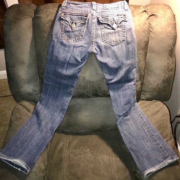 Miss Me Ankle Stretch Boot Cut Distressed Jeans - Picture 5 of 6